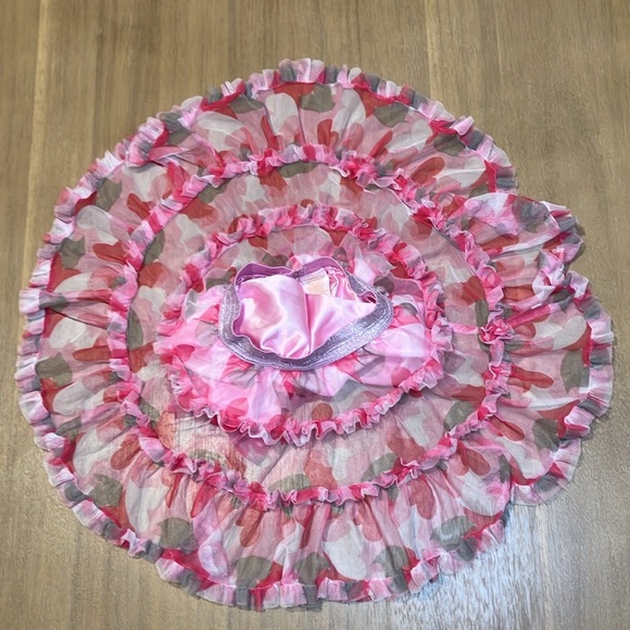 Truly Scrumptious by Heidi Klum Tulle Hearts Pattern  Skirt size 5T GUC - Picture 4 of 4
